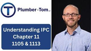 Understanding International Plumbing Code Chapter 11 - Sections 1105 to 1113