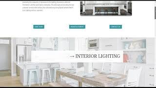 North East Lighting WordPress Landing Page