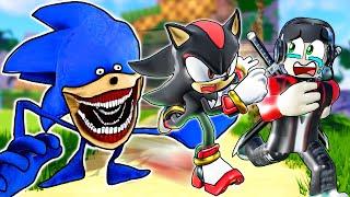 Shadow and Red VS Shin Sonic Tapes in Roblox!