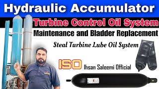 Accumulator Maintenance and Bladder Replacement | Turbine Control Oil System| Ihsan Saleemi Official