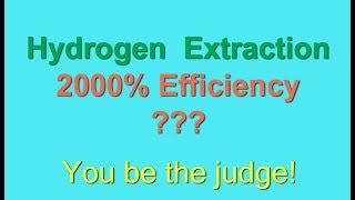 Unbelievable But True! - Efficient Hydrogen Energy technology.