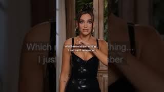 Dua Lipa Explains Her Tattoos #shorts