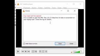 (RESOLVED) Your input can't be opened VLC is unable to MRL