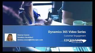 Dynamics 365 for Customer Engagement Overview Demo