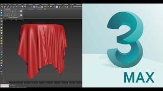 3DS MAX / Cloth Simulation / easy way / basic tutorial / cloth animation in 3ds max