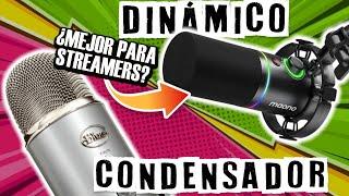 ¿Qué micrófono es mejor para Streamers? - Dinámico vs Condensador