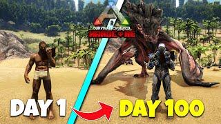 I Survived 100 Days In Ark Survival Evolved Crystal Isles (Hindi)