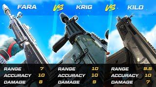 Which is the BEST LONG RANGE GUN after FARA NERF in Warzone Season 4? (KRIG vs FARA)