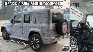 New Mahindra Thar 5 Door 2024  Fully Revealed | 19 inch Alloys, Bigger Screen, Sunroof & more!