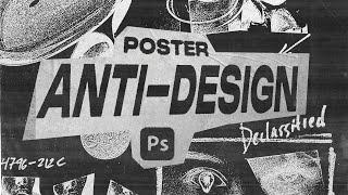 Cómo hacer un POSTER ANTI-DESIGN / DURO / PUNK | TUTORIAL PHOTOSHOP