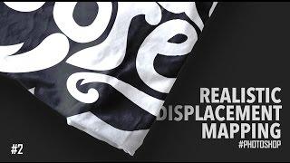Realistic Displacement Mapping | Photoshop Tutorial | T-Shirt MockUp#2