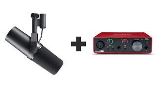 Shure SM7b & Focusrite Scarlett Solo