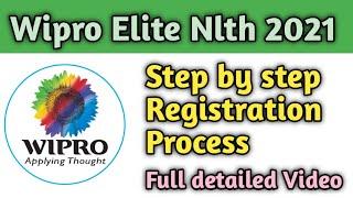 Wipro Elite Registration Process 2021 | Step by Step Full detailed Explanation