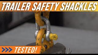 TEST: Towing Safety Chain Shackles - what do they break at?