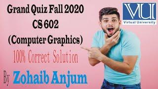 Grand quiz cs602 Fall 2020| Solved Grand quiz cs602|correct solution of grand Quiz cs602.