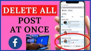 How to Delete All Facebook Posts At Once