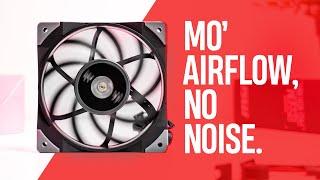 The Thermaltake Toughfan 12 - A high airflow & high static pressure fan.