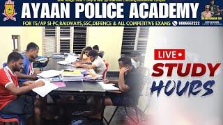 Study Hours in Ayaan Police Academy #ayaaninstitute #anwarsir #live #livestreaming