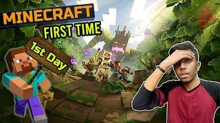 Playing #Minecraft 1st Time | Time to Survive In Deep Night 