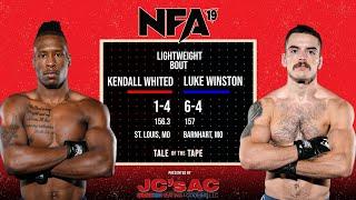 Nemesis 19 amateur #MMA bout Kendall Whited vs Luke Winston