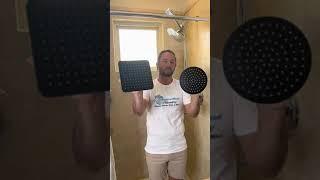 Square vs. Round Rain Shower Head