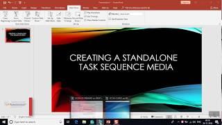 SCCM OSD CREATING A STANDALONE TASK SEQUENCE MEDIA