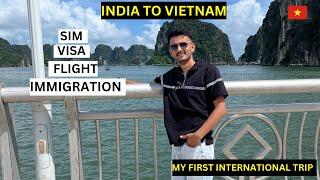 India to Vietnam | Full Travel Guide | Flight ,Visa , Immigration, Sim | Vietnam Airlines