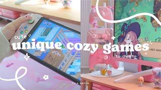  cute + cozy games for comfy vibes only | pc & nintendo switch games to chill to 