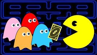 Pac-Man vs Ghosts vs Uno Reverse Card