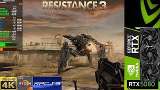 Resistance 3 RPCS3 Emulator 4K 60FPS | RTX 5080 | 9800X 3D 5.6GHz