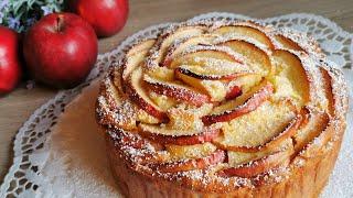 3 apples and 10 minutes for this delicious apple cake 