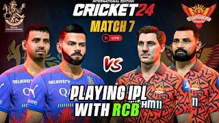 RCB vs SRH - Playing IPL with RCB in Cricket 24 #7