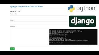 Django Simple Email Contact Form