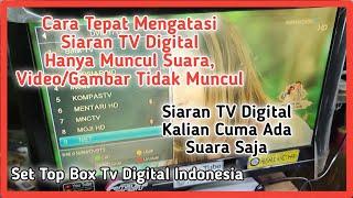 Tv Digital Hanya Keluar Suara Tanpa Gambar, Begini Cara Mengatasinya