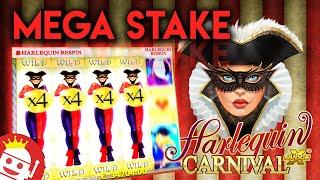 HARLEQUIN CARNIVAL ⭐ HUGE WIN ⭐ HIGH STAKES!