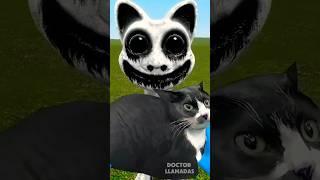 GATO PITUFO HABLA CON SMILE CAT LLAMADA ZOONOMALY #Shorts #gmod