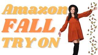 AMAZON FALL MINI HAUL Try On \\ Designer Dupe Boots and Hats! #Amazon #TryOn