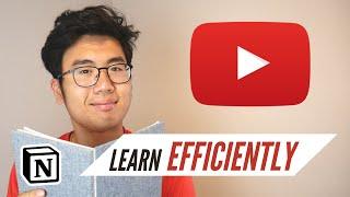 How to Learn on YouTube Productively (using Notion + Other Strategies)