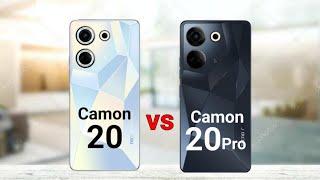 Tecno Camon 20 vs Tecno Camon 20 Pro