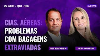 Papo de Consumidor #18 — CIAS. AÉREAS: PROBLEMAS COM BAGAGENS EXTRAVIADAS - Com FLAVIA BAHIA