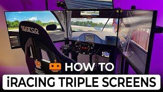 How to set up Triple Monitors in iRacing | without Surround