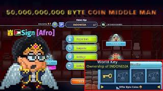 pixel worlds over 50 billion bytecoin middleman. ft. @fraideys