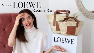 Loewe Basket Bag Small vs Medium Comparison / Review | Mode Shots | High Street Alternatives