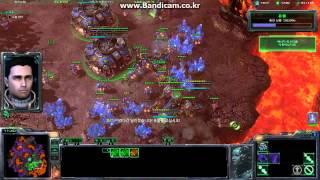 Starcraft 2 Final mission all in, without nydus worm, use hive mind emulator, Brutal