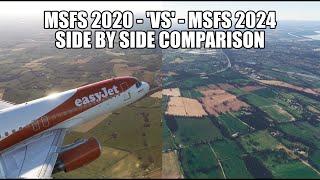 MSFS 2024 vs MSFS 2020 - Which Looks Better? | Side by Side Comparison