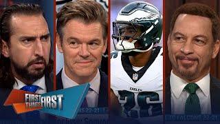 Did Saquon's drop or Nick Sirianni's play call lead to the Eagles' loss? | NFL | FIRST THINGS FIRST