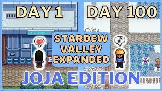 I played 100 days of Stardew Valley Expanded: JOJA EDITION