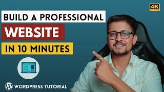 Build A Professional Looking Wordpress Website in 10 Minutes | Explained In Nepali