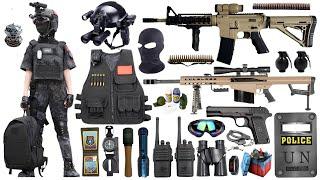 Special Police Weapon Toy Set unboxing | M4A1 Assault Rifle |G36 Automatic Rifle |Glock Pistol |Bomb