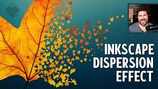 Inkscape Dispersion Effect Tutorial: Easy Masking + Clone Trace Spray Tool Method